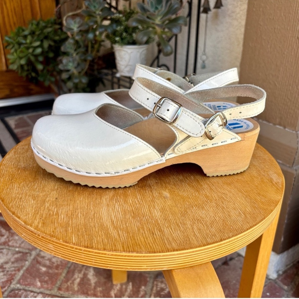 Wooden Swedish clogs - Picture 2 of 8